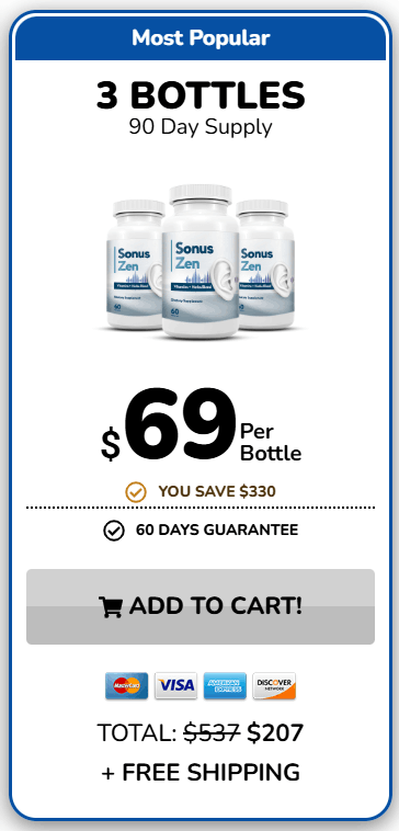sonuszen 3 bottles price