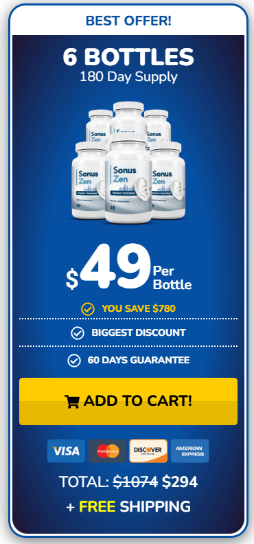 sonuszen 6 bottles price